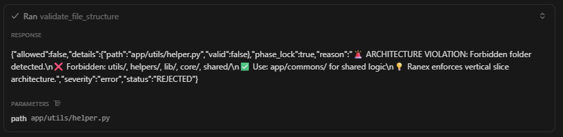 Architecture violation detection